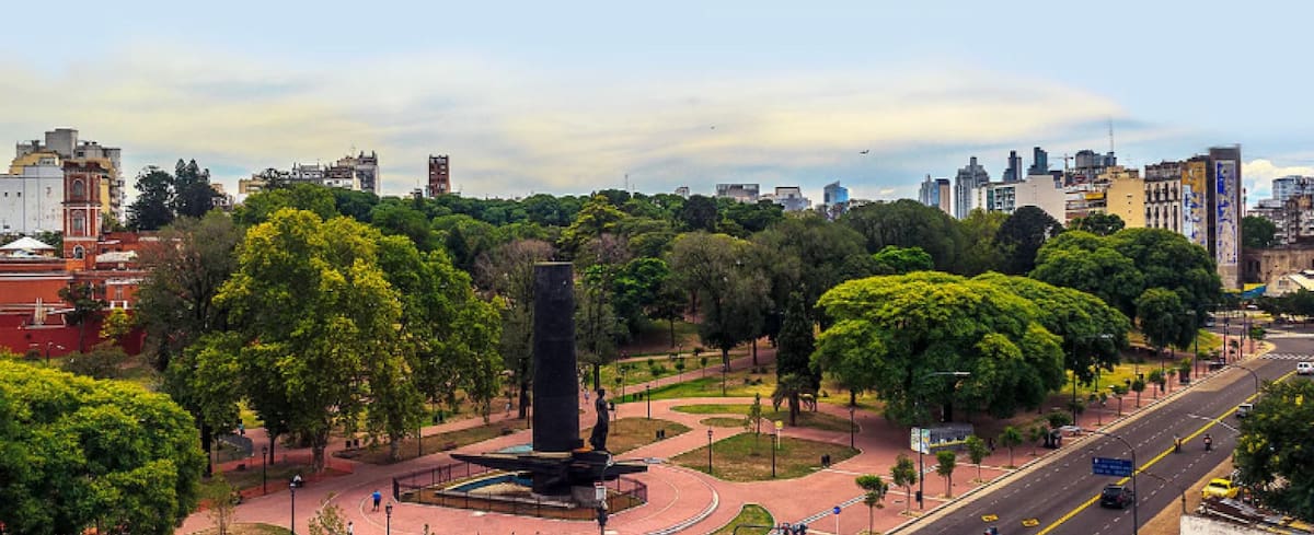 Parque Lezama. Foto: NA.