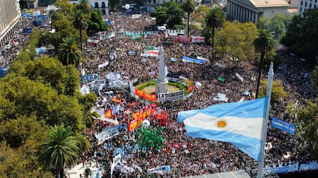 La manifestación por el "Día de la Memoria" que se realizó en 2024. Foto: NA (Agustín Marcarían)