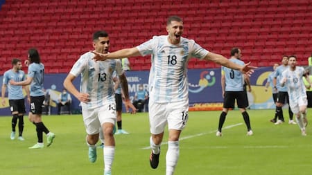 Guido Rodríguez, Argentina vs Uruguay, Copa América, Reuters