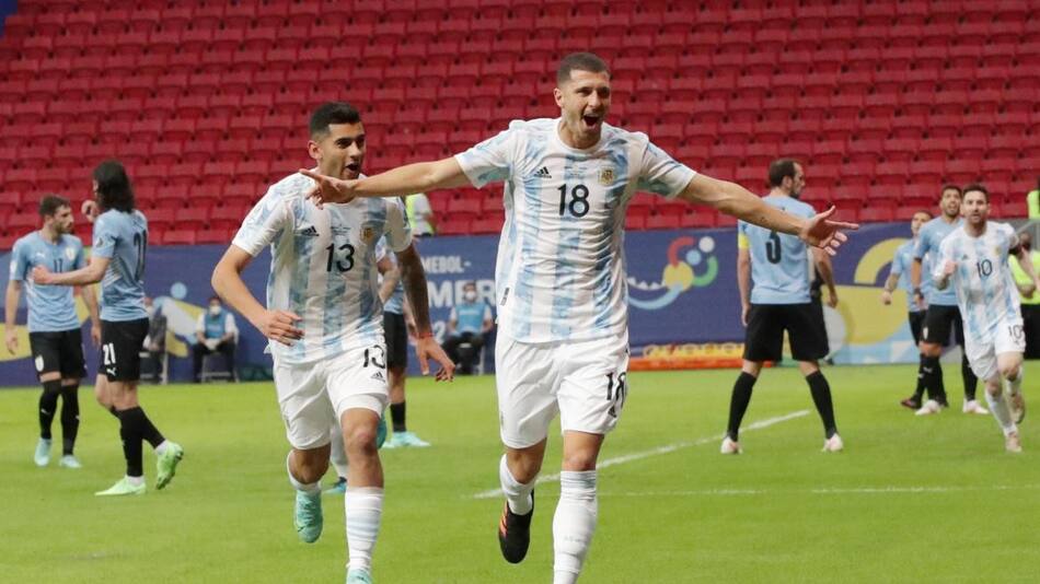 Guido Rodríguez, Argentina vs Uruguay, Copa América, Reuters