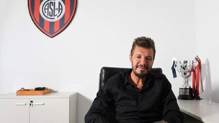Marcelo Tinelli en San Lorenzo