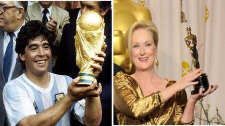 Maradona hizo que Meryl Streep sea tendencia en Twitter