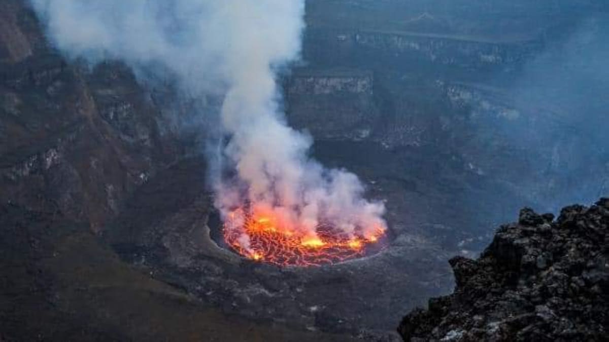 Volcán Krala, el más activo de Islandia. Foto: X/ @GomaFleva