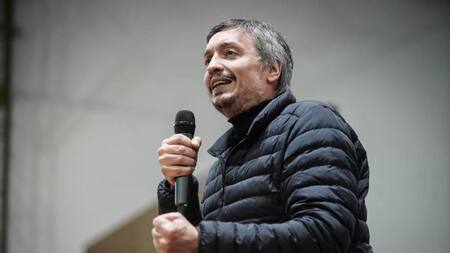 Máximo Kirchner en el cierre de campaña del Frente de Todos