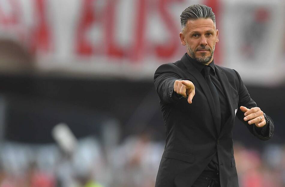 Martín Demichelis, entrenador de River. Foto: Télam