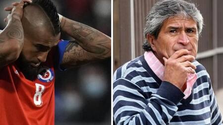 Arturo Vidal y su padre. Fotos: NA