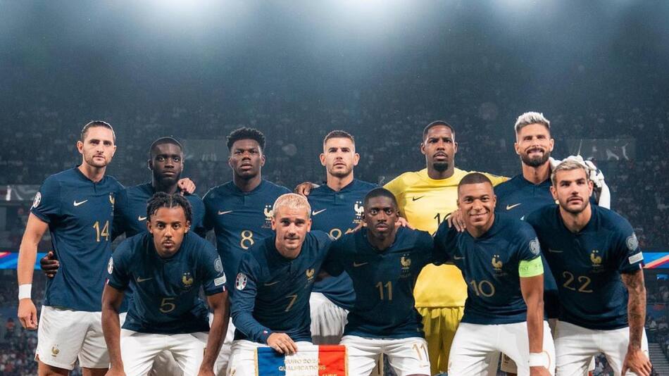 Selección de Francia. Foto: Instagram.