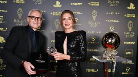 Alexia Putellas, de Barcelona, fue elegida como la mejor futbolista del mundo.