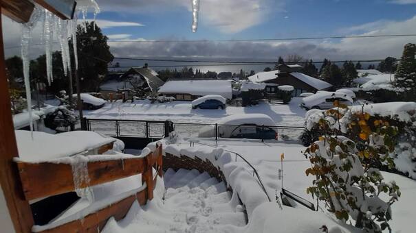 Ola polar en Bariloche: de sensación térmica de hasta -5,4 grados a la belleza del paisaje