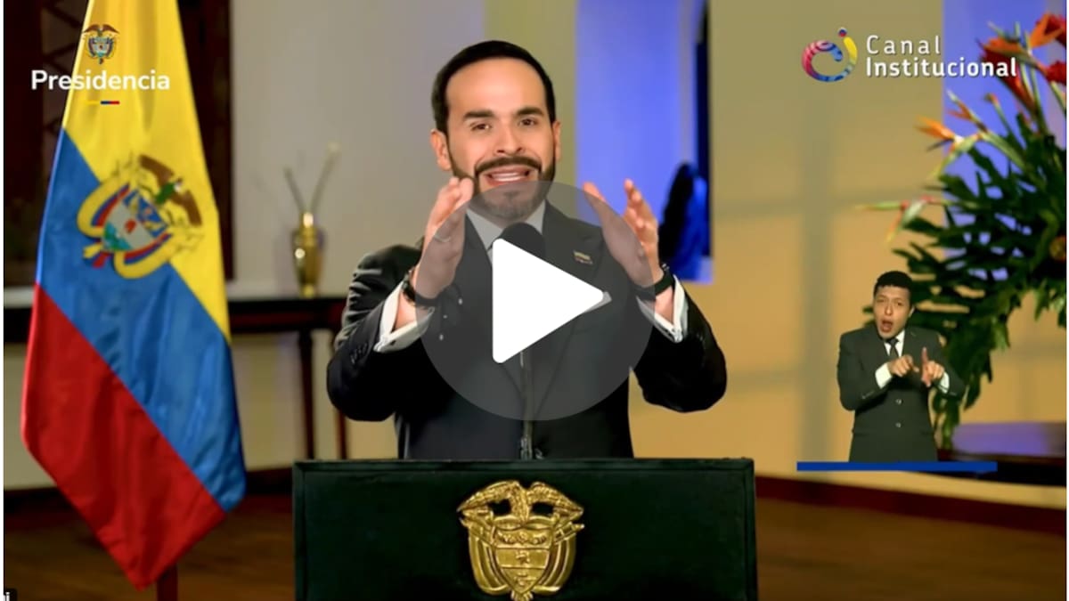 Impactantes declaraciones: el presidente de Colombia vinculó el terremoto con “la sabiduría de Dios”