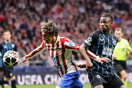 Playoff de Champions League, Atletico de Madrid vs. Brujas.