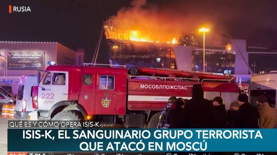 ISIS-K, el grupo terrorista que atacó en Moscú. Foto: captura