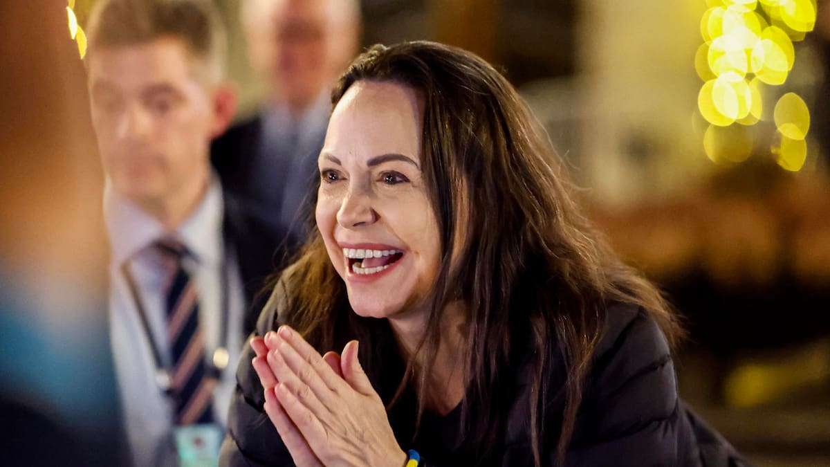 María Corina Machado en Noruega, Premio Nobel de Paz