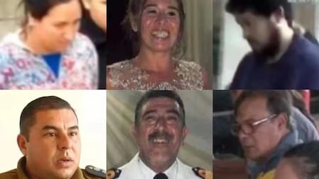 Los detenidos por el caso de Loan Danilo Peña. Foto: NA.