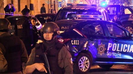 Policía de Santa Fe. Foto: Telam