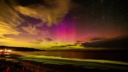 Aurora Boreal en Reino Unido. Foto: X (@CharlotteGraham).