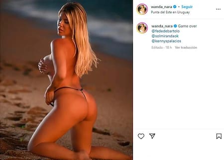 La publicación de Wanda Nara. Foto: Instagram.