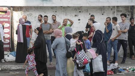 Crisis humanitaria en Gaza. Foto: EFE.