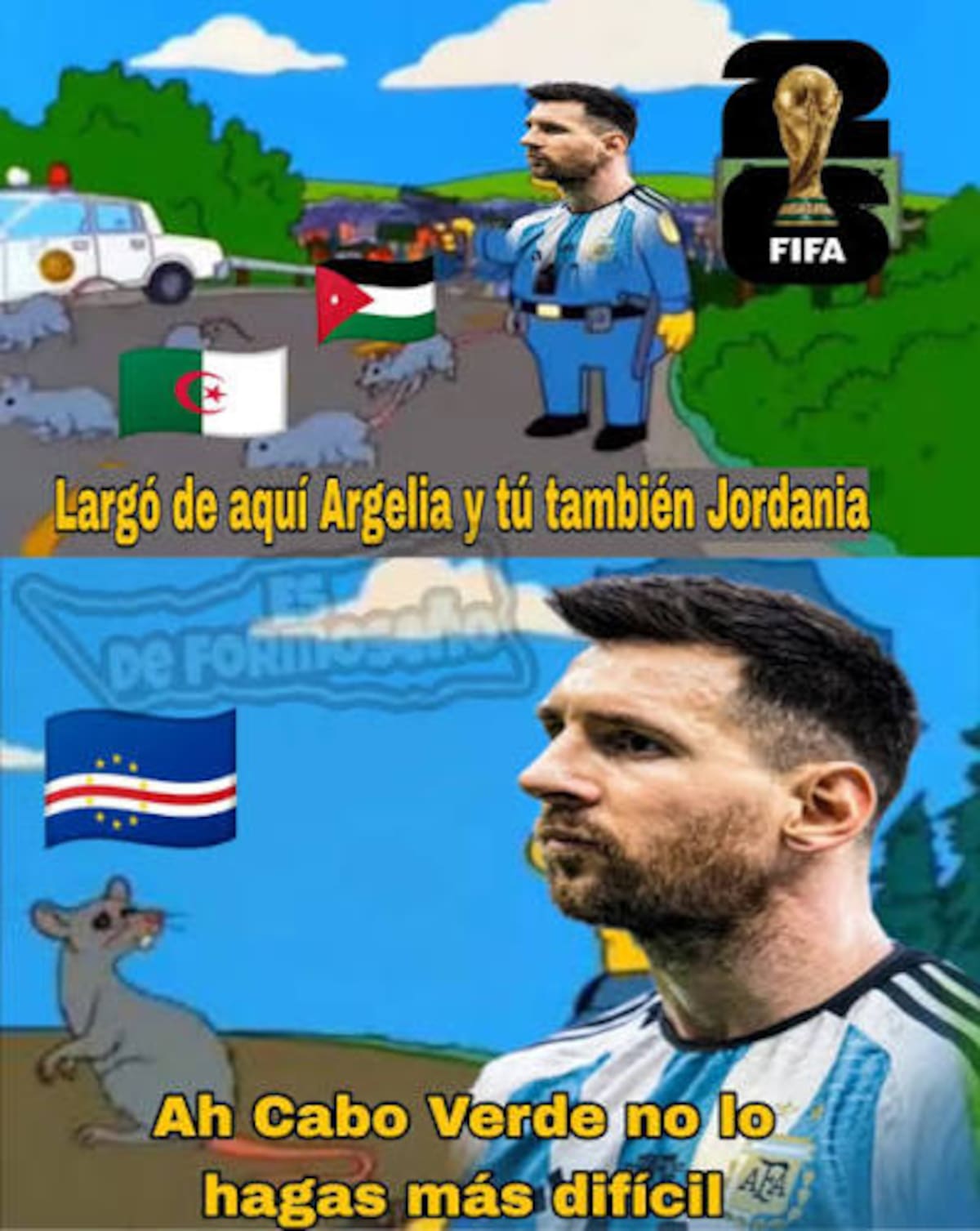 Los mejores memes de cara al partido entre la Selección Argentina y Cabo verde
