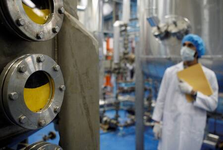 Enriquecimiento de uranio en una central nuclear de Irán. Foto: Archivo Reuters/Caren Firouz