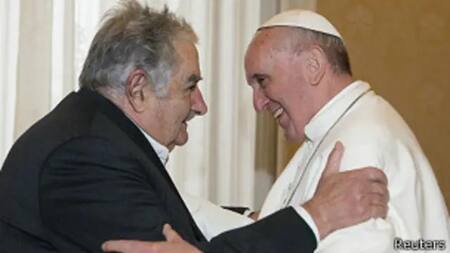 Pepe Mujica y el papa Francisco