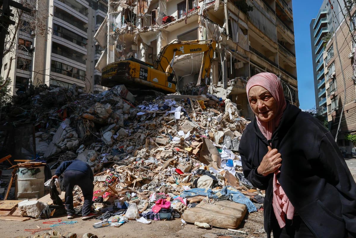 Ataque de Israel sobre el Líbano.