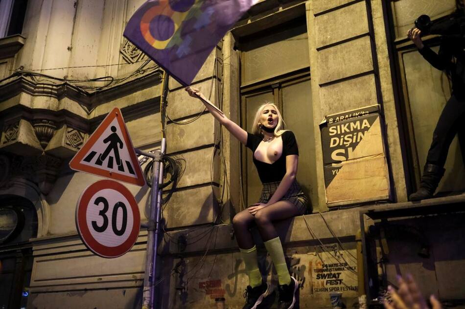 Dia Internacional de la Mujer en Turquía, Reuters.