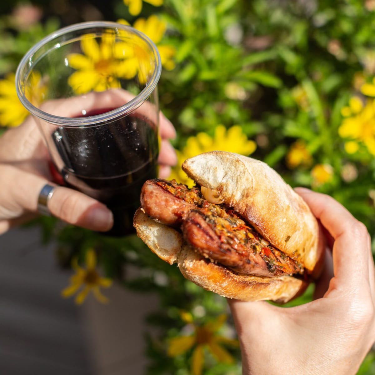 Choripán. Foto: Instagram @xchorix