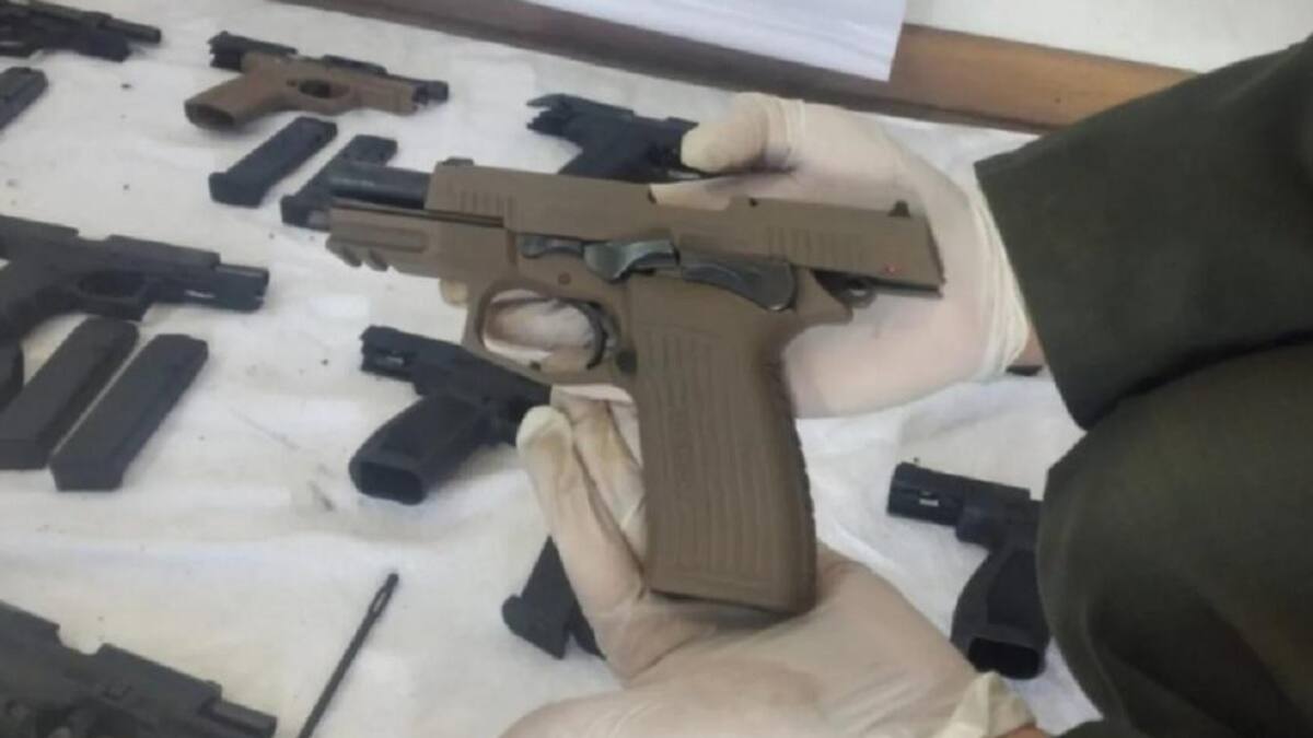 Armas incautadas en Mendoza, NA