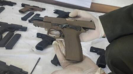 Armas incautadas en Mendoza, NA