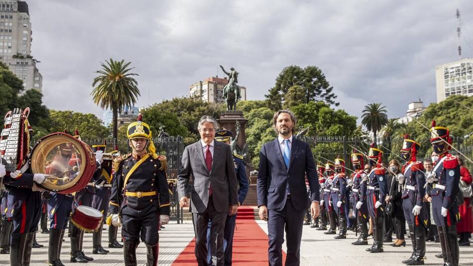 Guillermo Lasso y Santiago Cafiero, NA