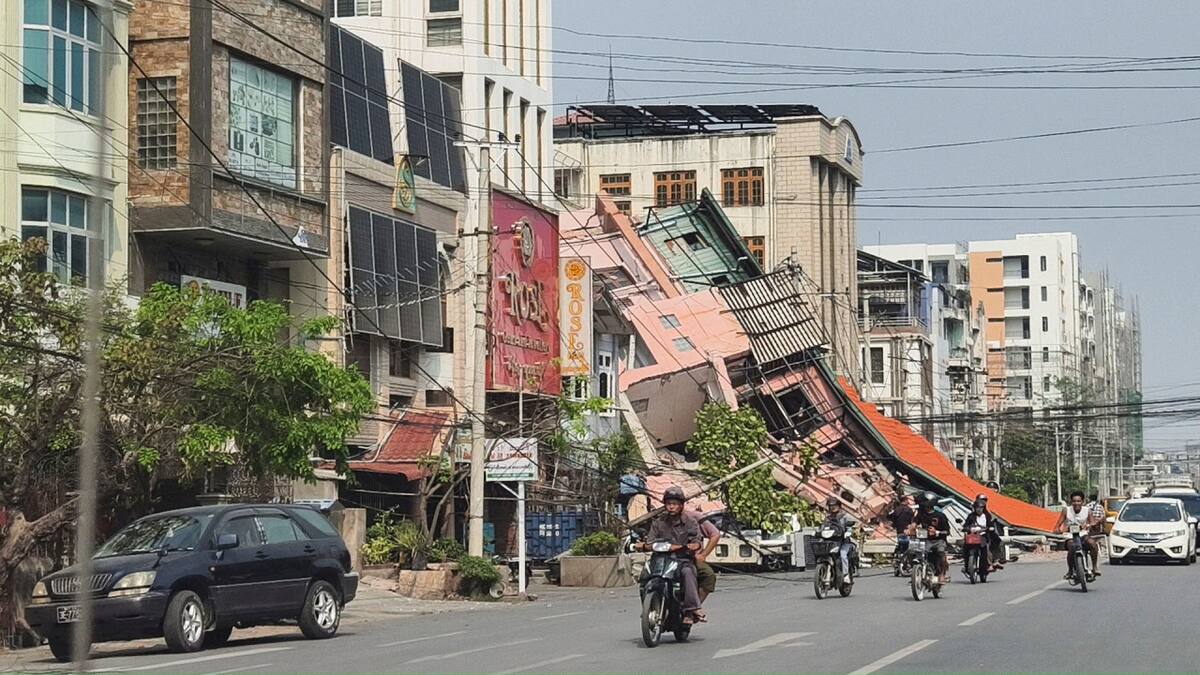 Terremoto en Birmania. Foto: REUTERS/Stringer.