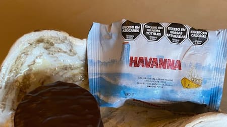 El nuevo alfajor Havanna. Foto: X @alfajoresmdp.