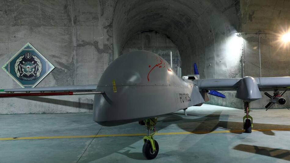 Drones iraníes. Foto: REUTERS