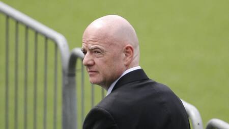 Infantino en el funeral de Pelé_Reuters