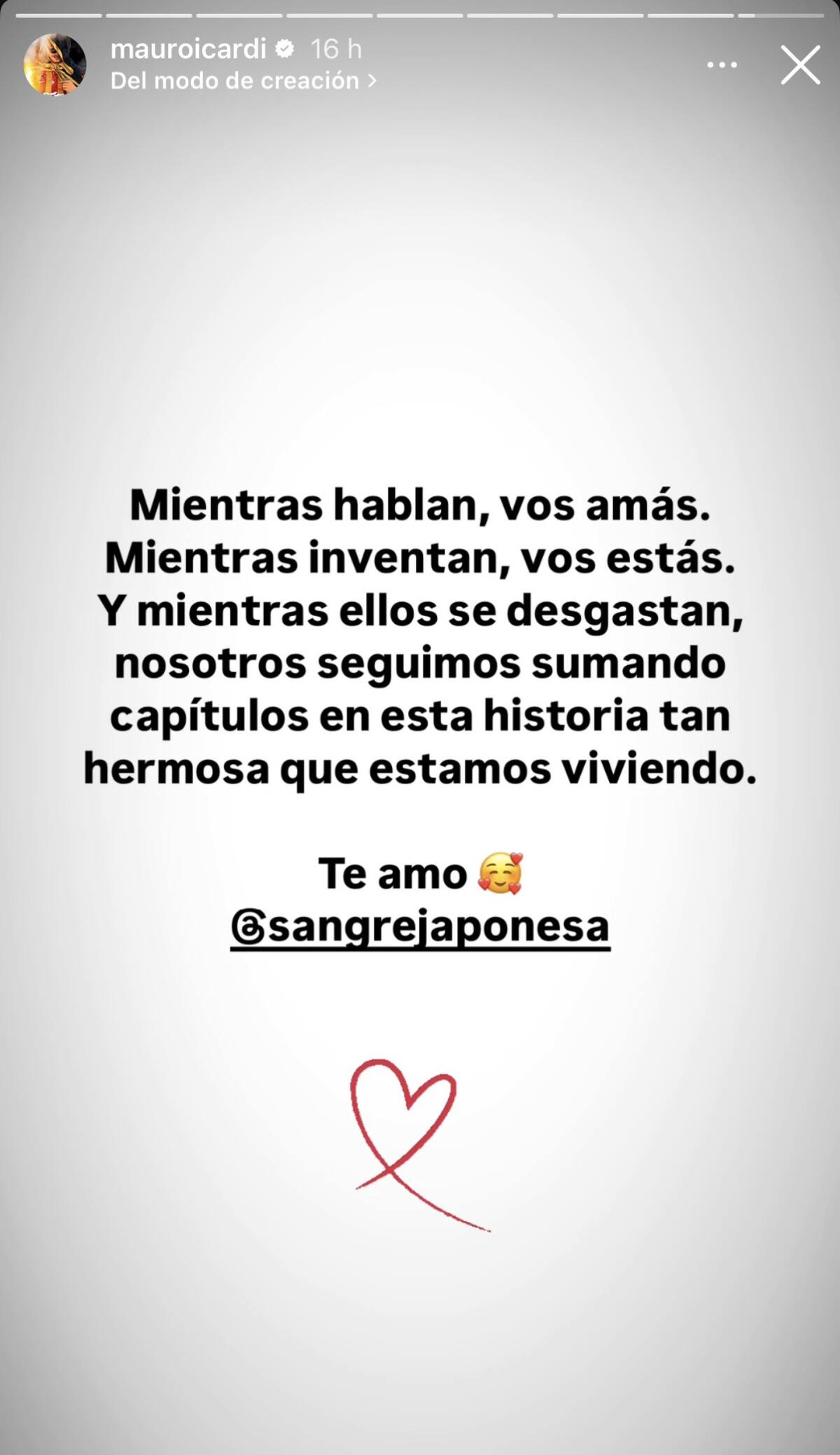 Mauro Icardi le respondió a Wanda Nara tras insultar a la China Suárez. Foto captura INSTAGRAM @mauroicardi