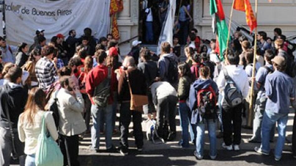 Protesta de la UBA