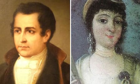 Mariano Moreno y Guadalupe Cuenca