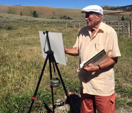 Tony Bennet fue un apasionado pintor. Foto: Instagram @itstonybennett.