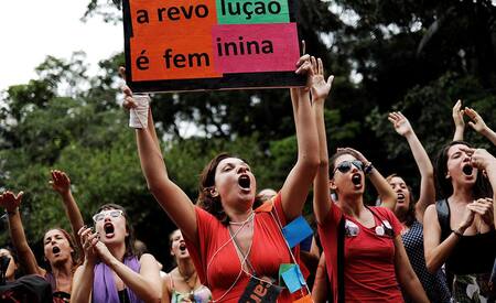 Paro de mujeres - Brasil (Reuters)