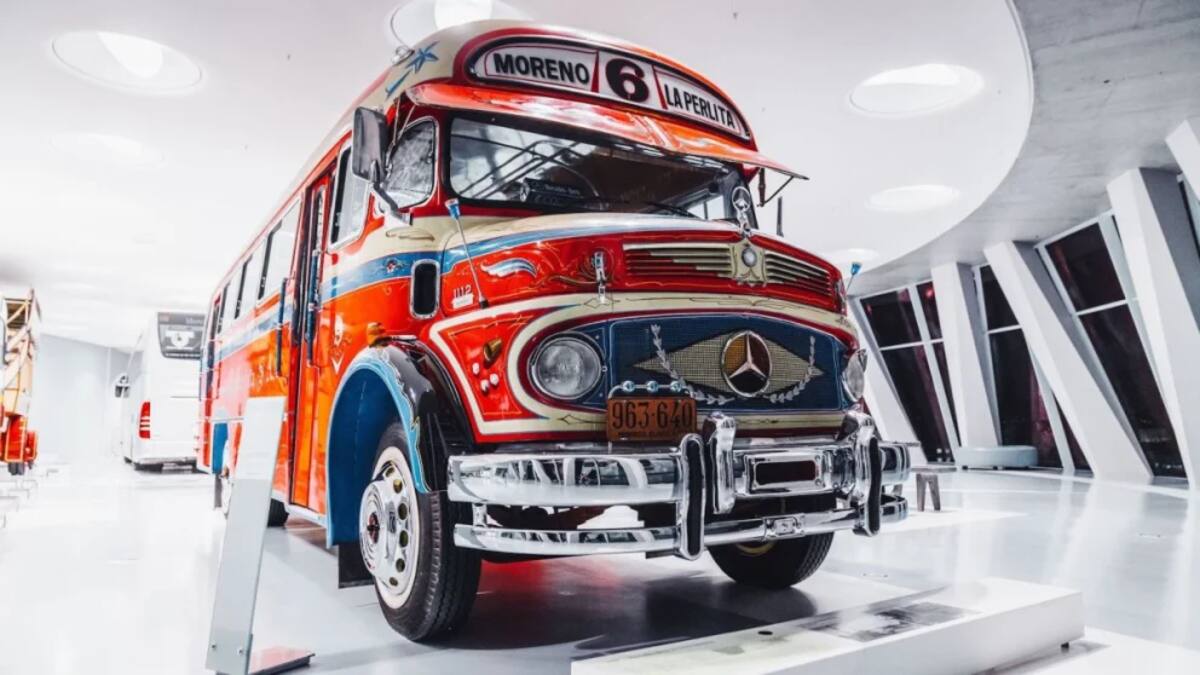 El histórico colectivo de Zona Oeste que hoy se exhibe en un museo de Alemania como reliquia del siglo XX