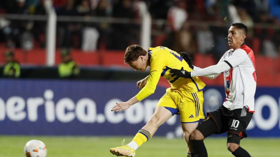 Boca vs Nacional de Potosí, Sudamericana. Foto: NA