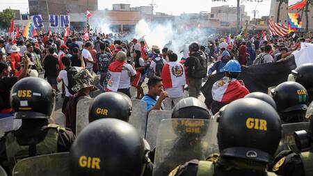 Protestas en Perú. Foto: Reuters