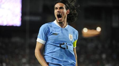 Edinson Cavani, Uruguay. Foto: EFE