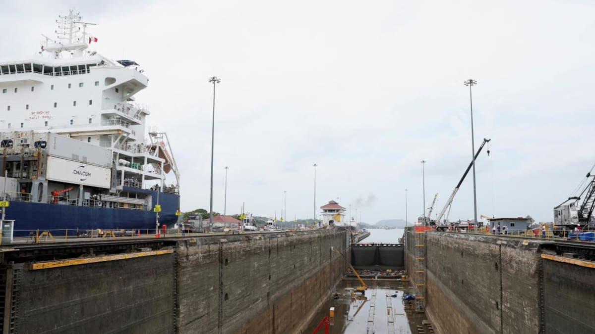 Se agrava la sequía en el Canal de Panamá y hay preocupación por cómo afecta al comercio global