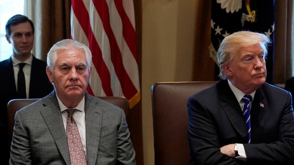 Donald Trump y Rex Tillerson (Reuters)