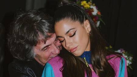 Tini Stoessel y Alejandro Stoessel. Foto: X