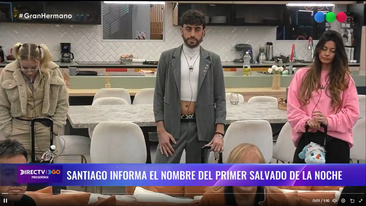 Gala de eliminación en Gran Hermano 2025. Foto: Captura.