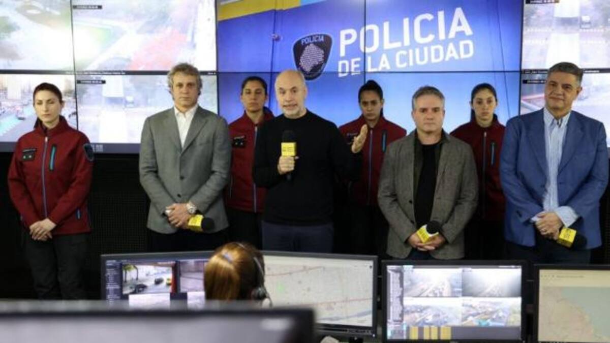Anuncio de Larreta. Foto:NA.