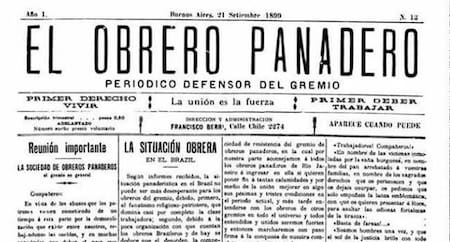 Periódico El Obrero Panadero